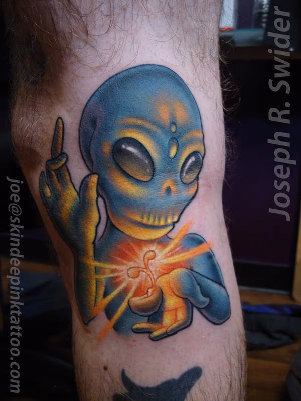 Alien tattoo
