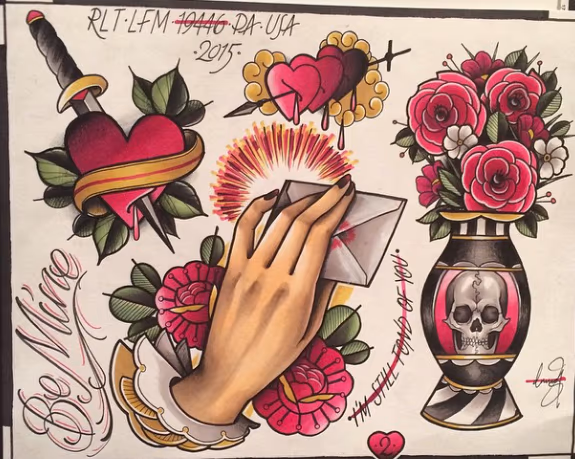 Valentine's Day Themed Flash Page