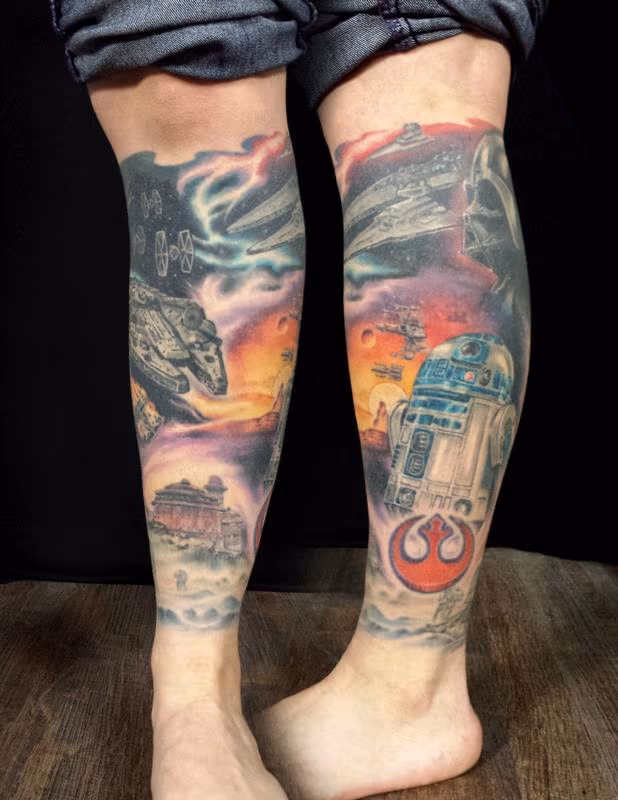 Star Wars leg sleeve