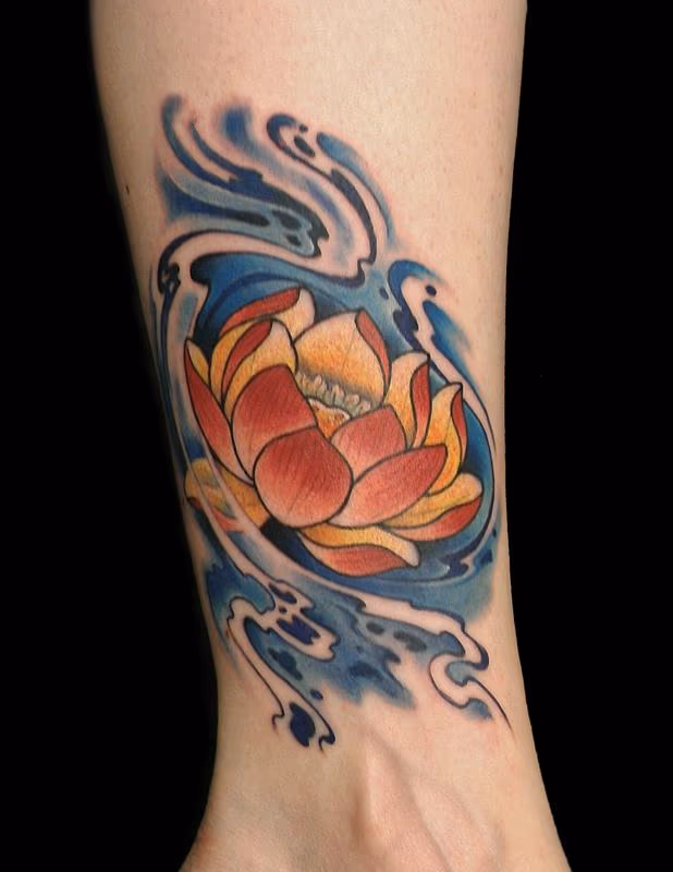 Lotus and water