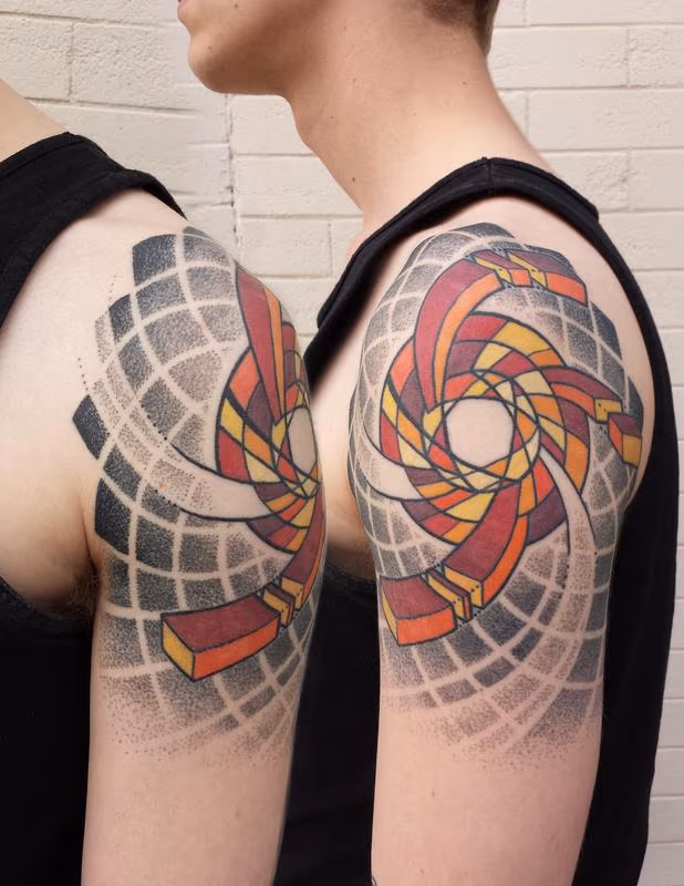 Abstract geometric