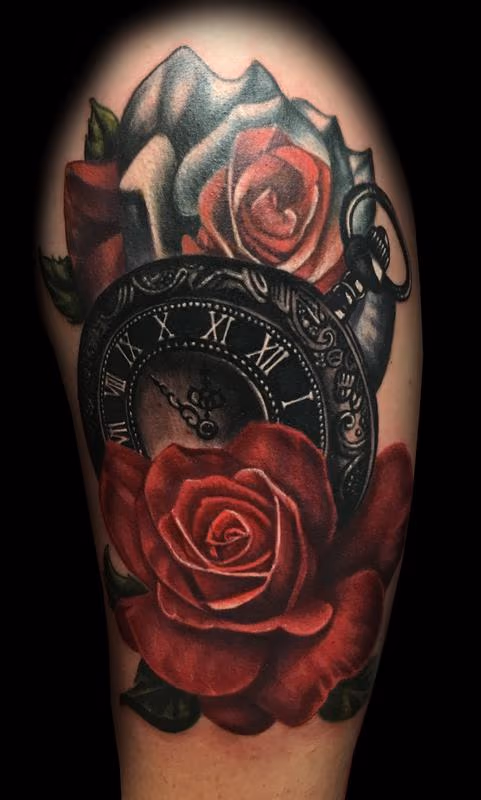 Pocketwatch and Roses