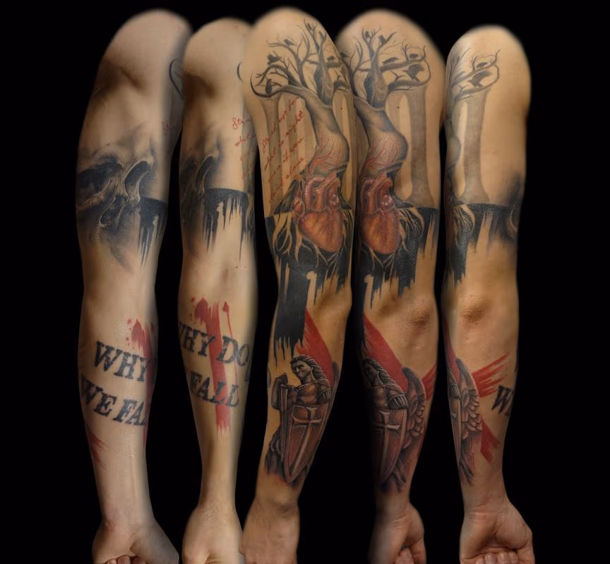 Trash Polka Sleeve