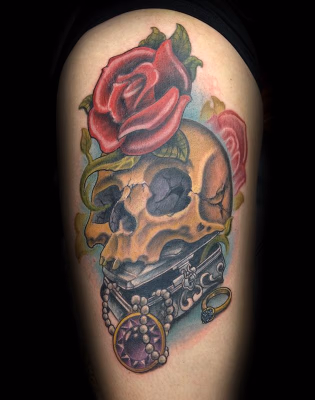 Skull and Rose New School