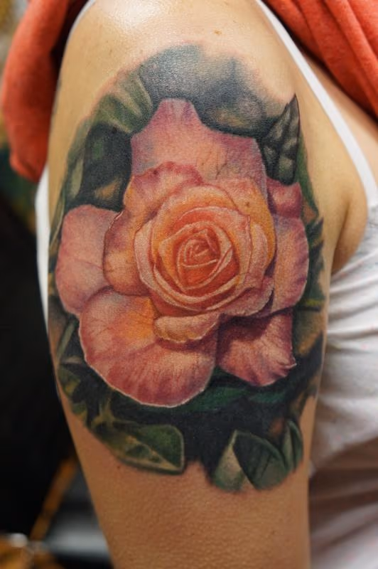 Realistic Pale Rose