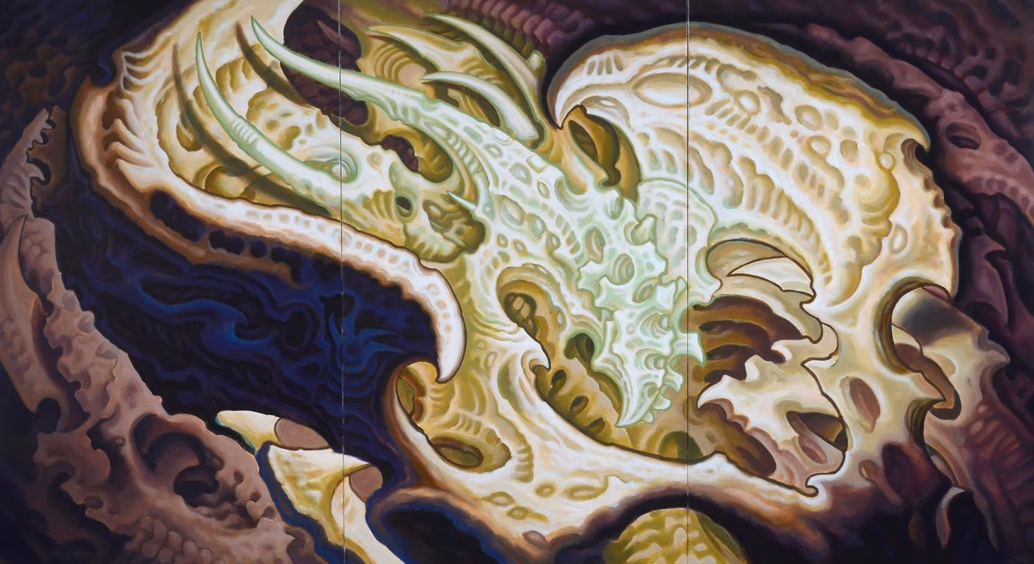 Oil on metal panels 2013, 5ft x 9ft
