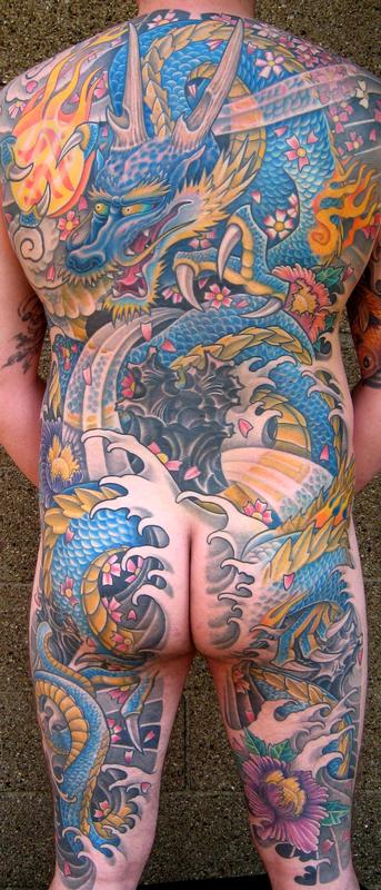 Traditional Japanese Back Piece