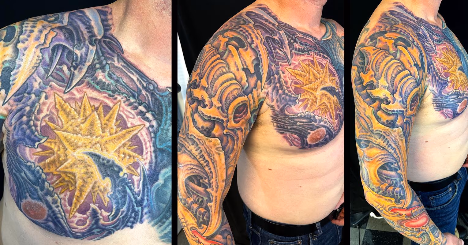 BIO ORGANIC CHEST AND SLEEVE