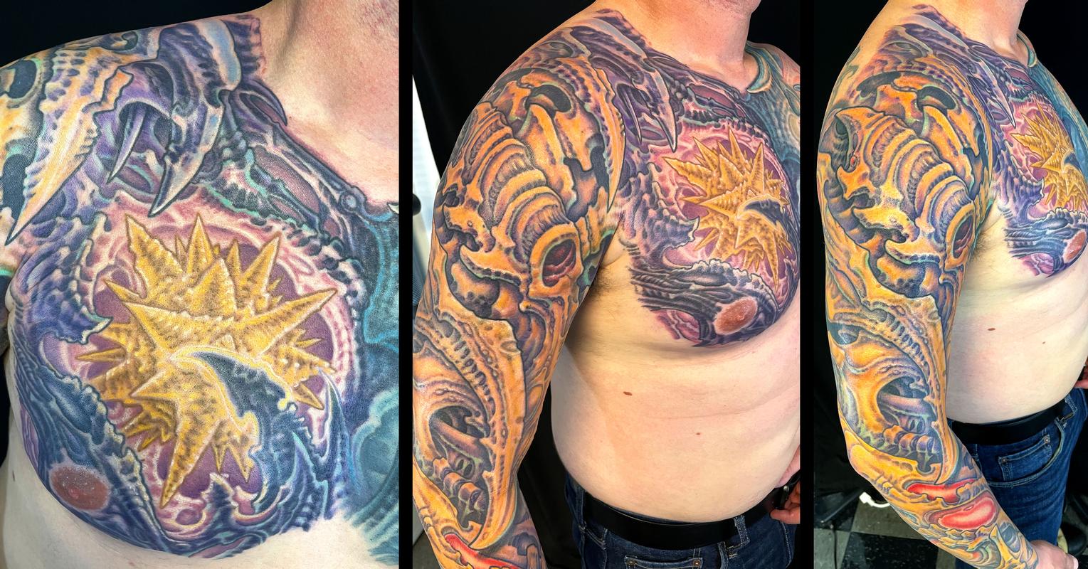 BIO ORGANIC CHEST AND SLEEVE