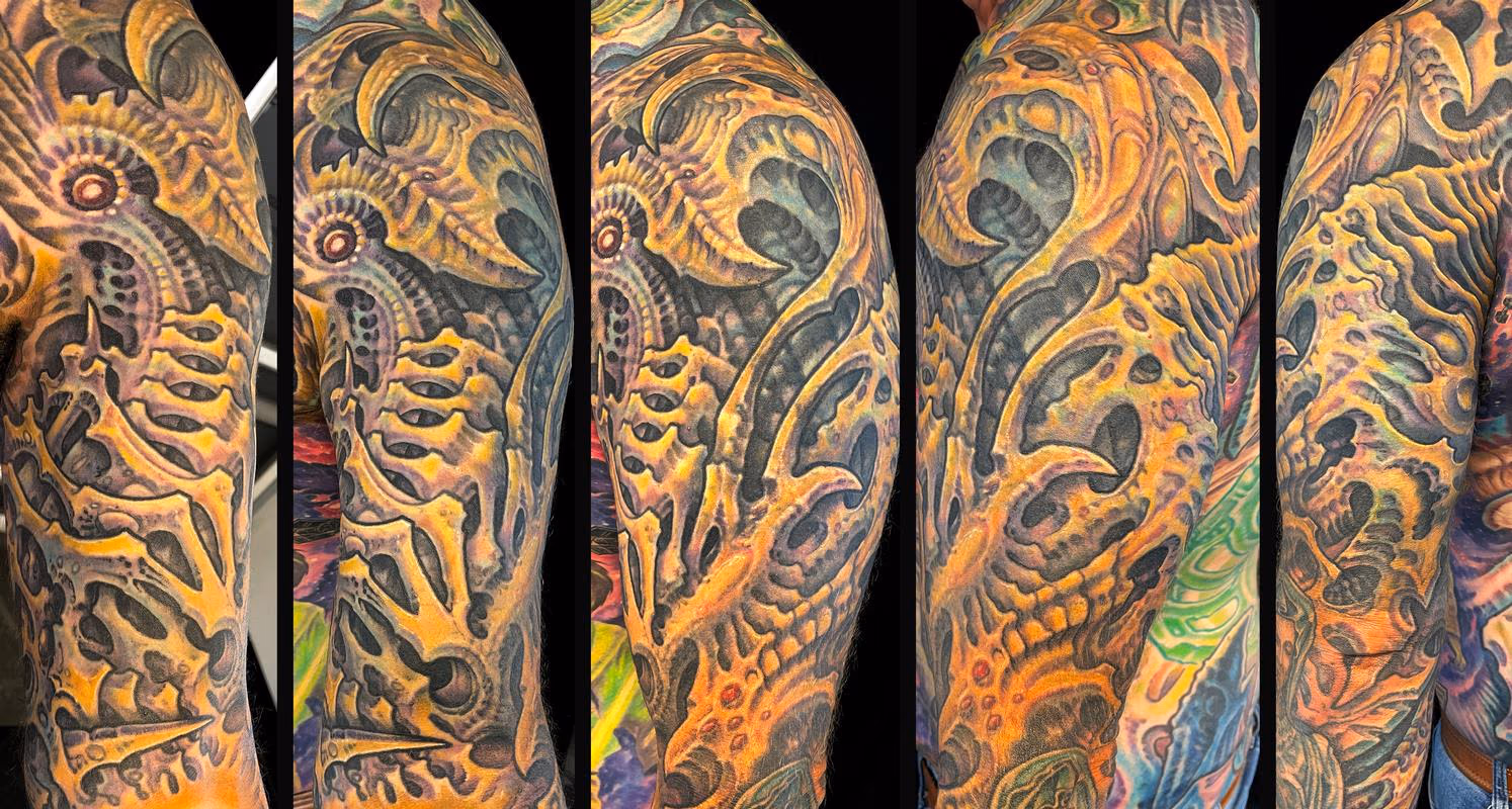 BIOMECH ARM COLLABORATION WITH GUY AITCHISON