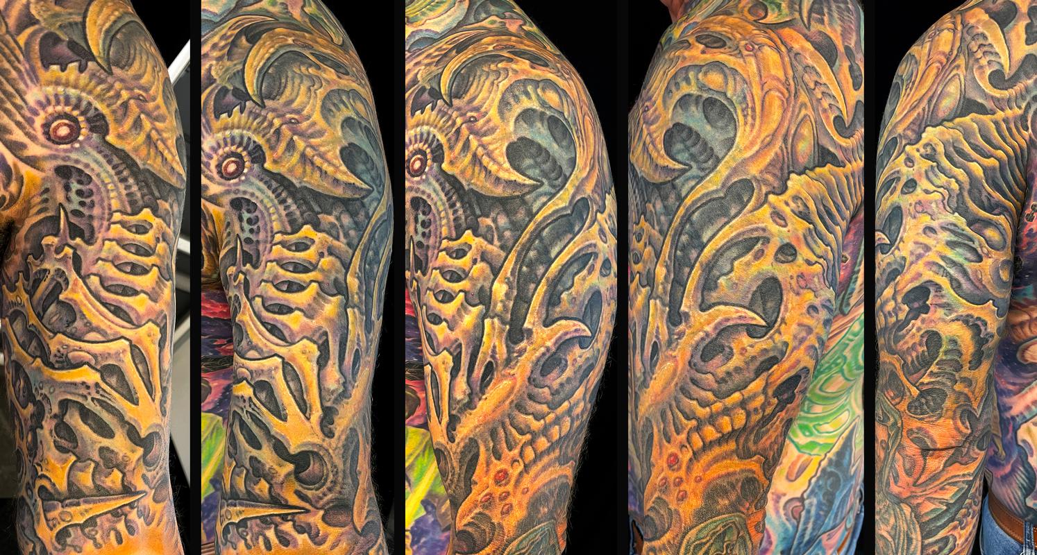 BIOMECH ARM COLLABORATION WITH GUY AITCHISON