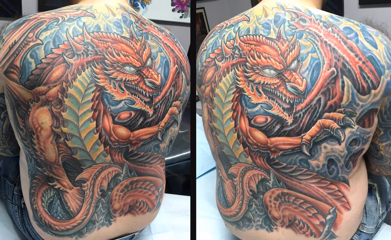 Bio Organic Dragon Backpiece