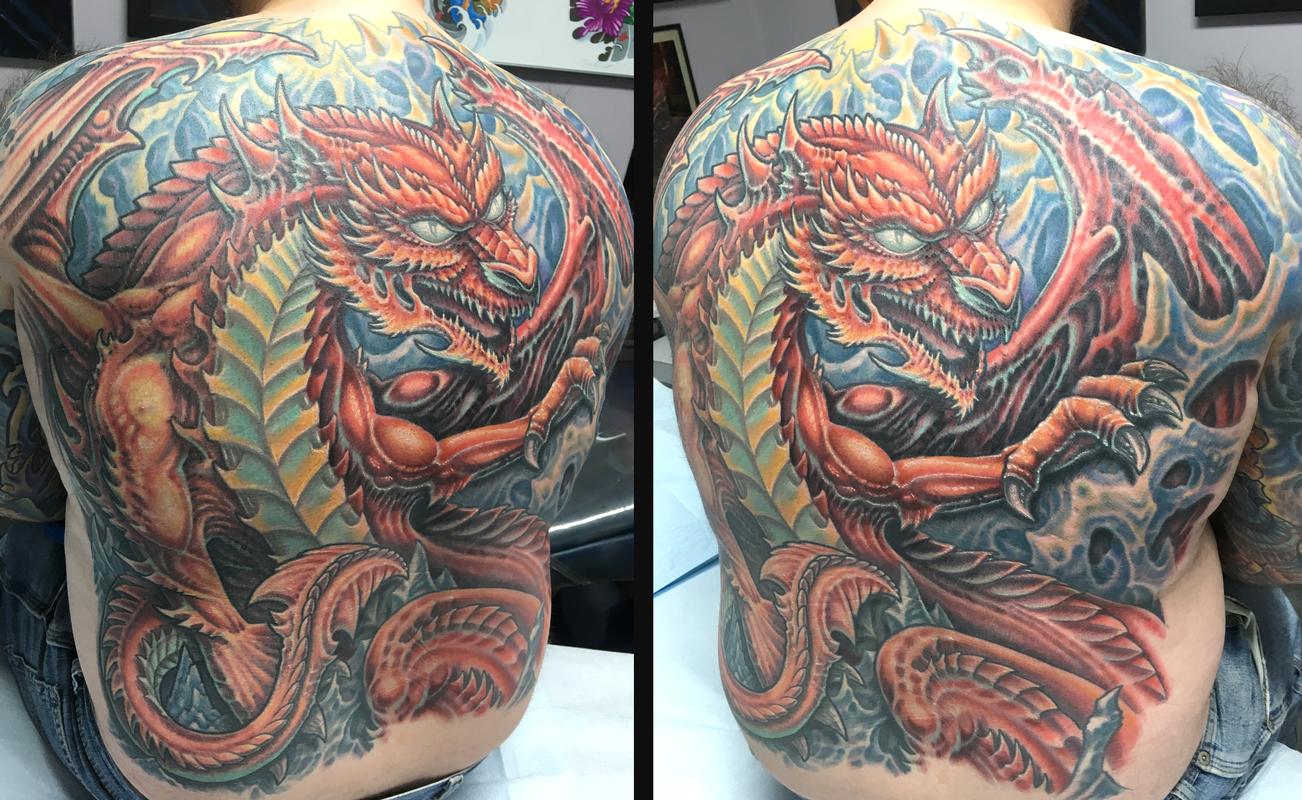 Bio Organic Dragon Backpiece