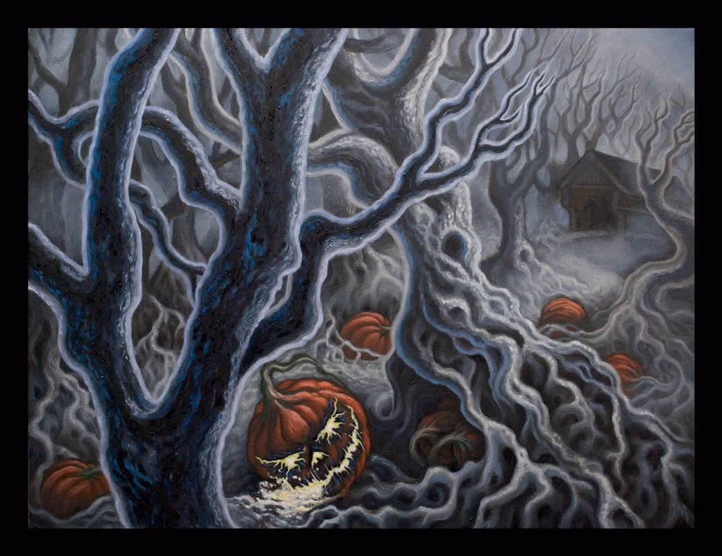 Pumpkins oil on canvas 2008, 18in x 24in