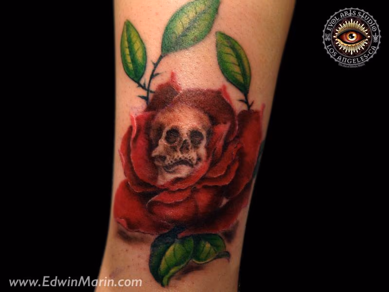 Skull Rose