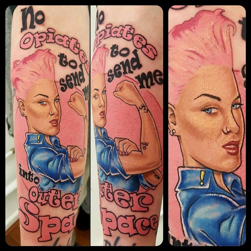 The singer PINK