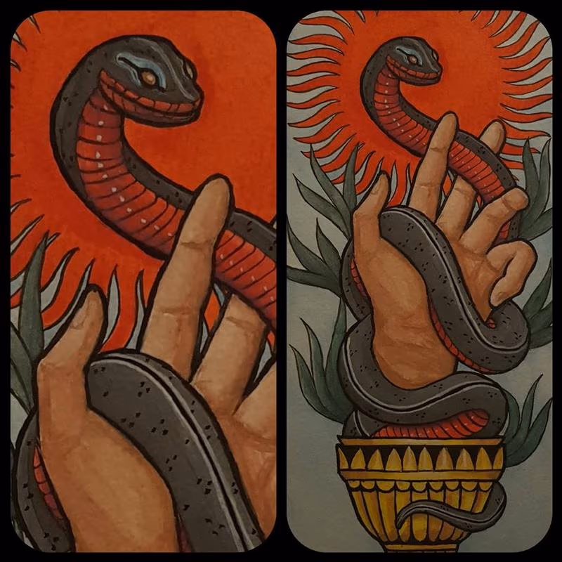 The snake and chalice