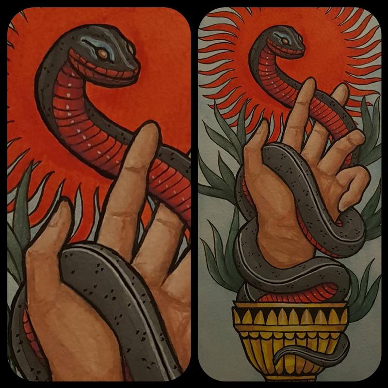 The snake and chalice