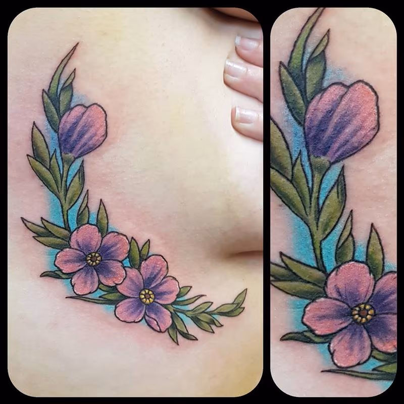 Freehand flowers