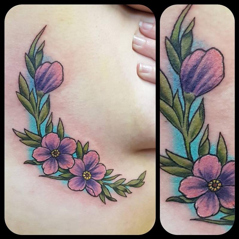 Freehand flowers