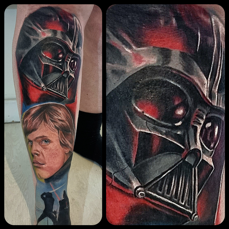 Luke and Vader