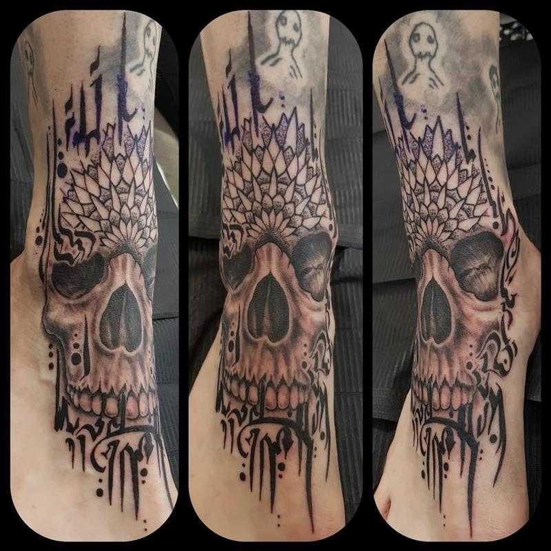 Skull mandala