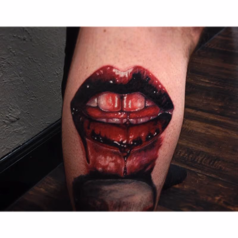 Bloody mouth