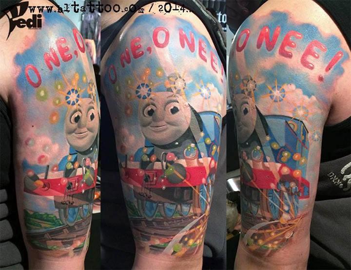 Thomas The Tank Engine Tattoo