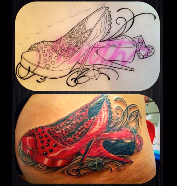 High heel cover up