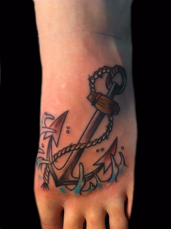 Anchor on foot