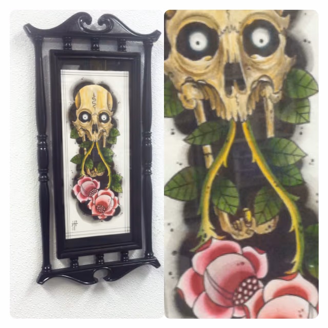 Skull and Rose