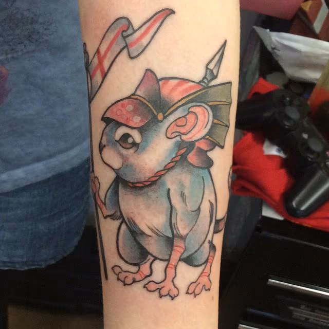 A Mouse and His Battle Standard