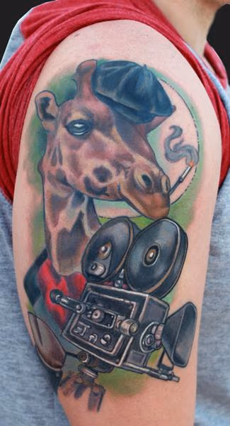 The Directing Giraffe tattoo