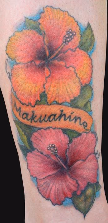 Hibiscus tattoo