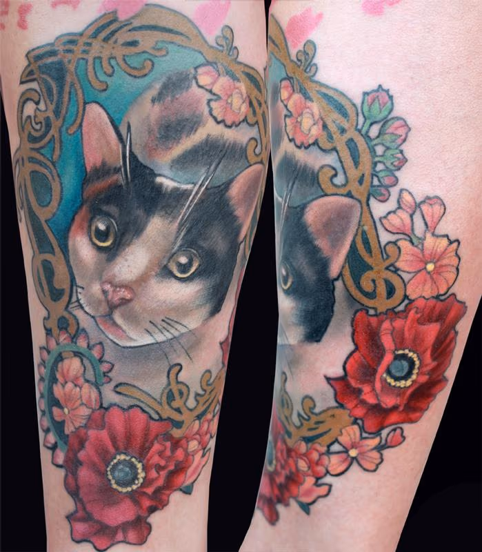 Cat tattoo