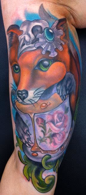 Frankie the Fox tattoo