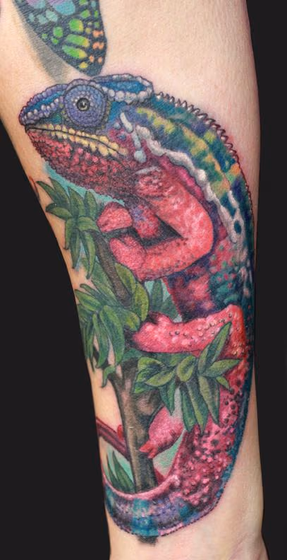 chameleon tattoo