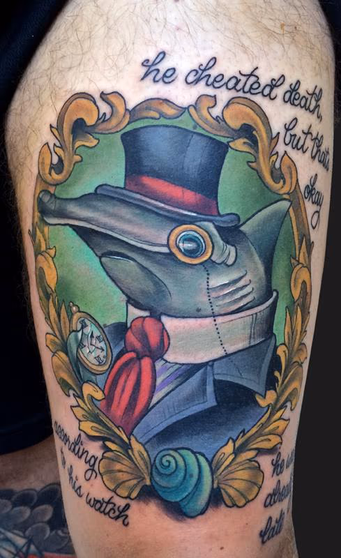 Dapper hammerhead shark