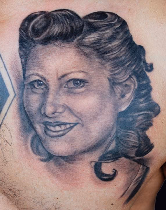 Portrait tattoo