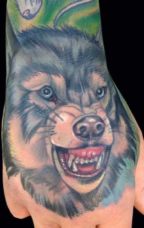 Wolf tattoo