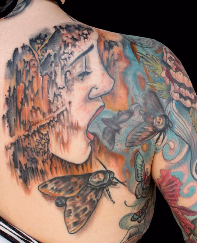Ectoplasm transformation tattoo