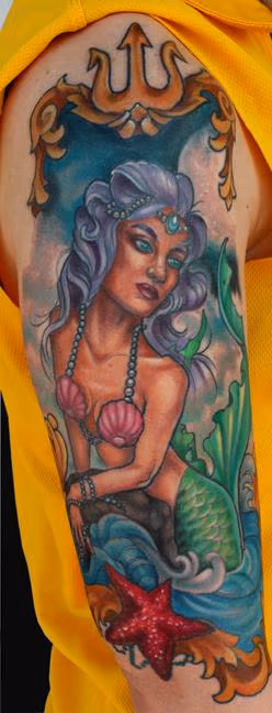 Mermaid tattoo