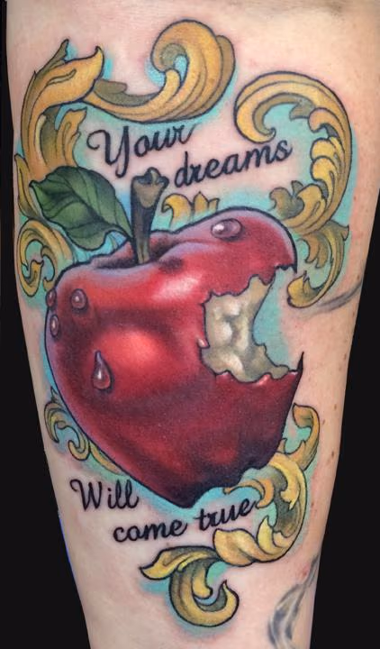 Apple tattoo