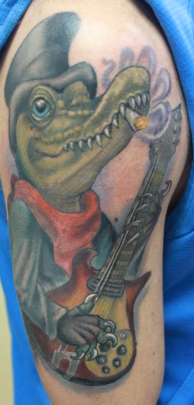 Alligator tattoo