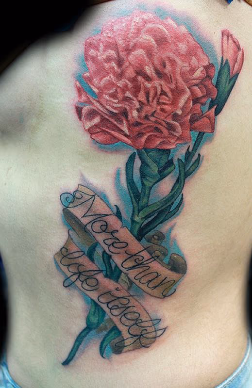 Carnation tattoo