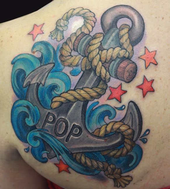 Anchor tattoo