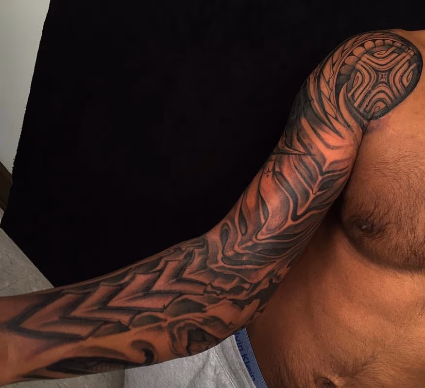 bio arm tattoo