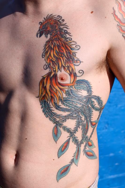 Color Phoenix Tattoo