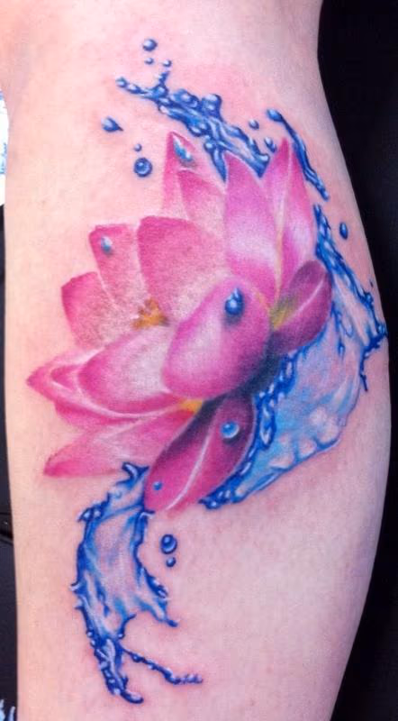 lotus and water