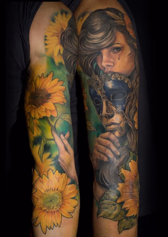 Girl with venetianmask